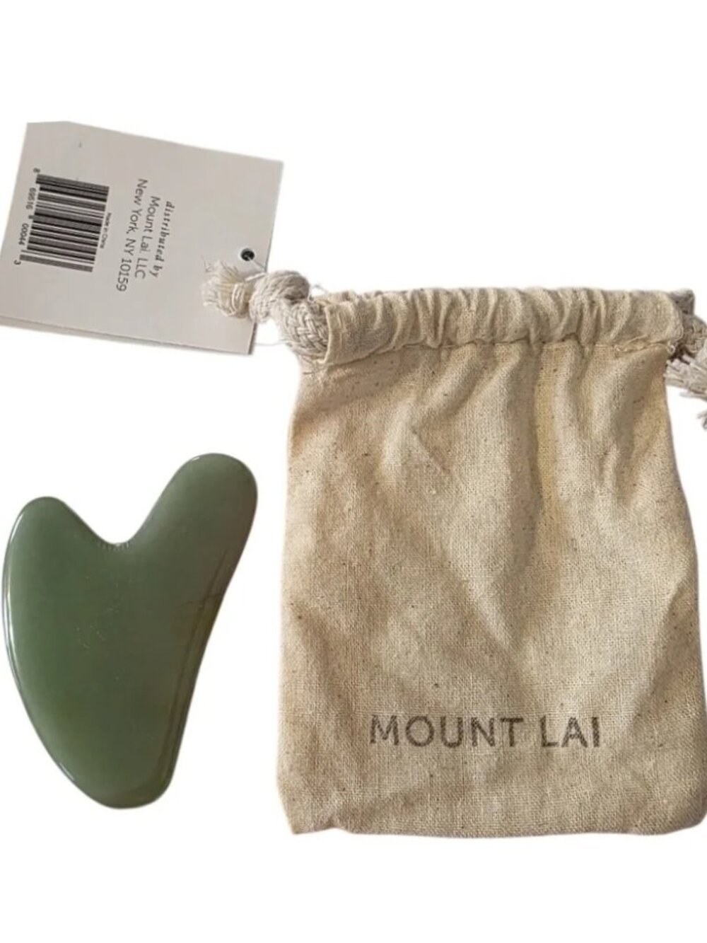 Mount Lai Jade Facial Roller and Gua Sha Tool Set - Picture 5 of 6